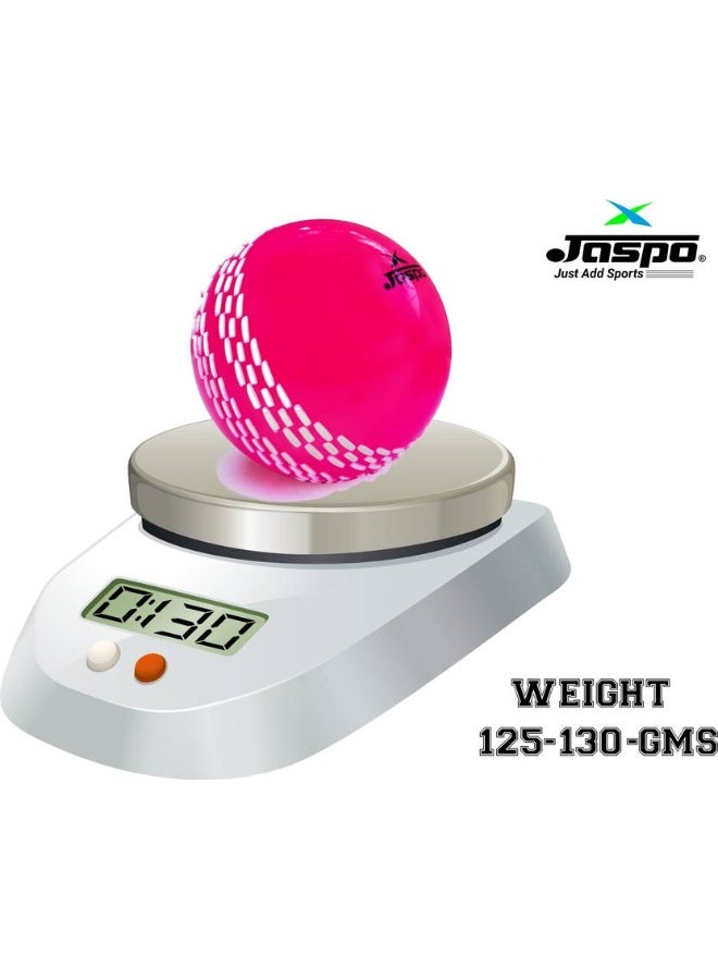 Jaspo Jaspo T-20 Plus Practice Cricket/Wind Ball for Indoor & Outdoor Street Cricket Synthetic Ball  (Standard, Pack of 1, Pink) - Image 4