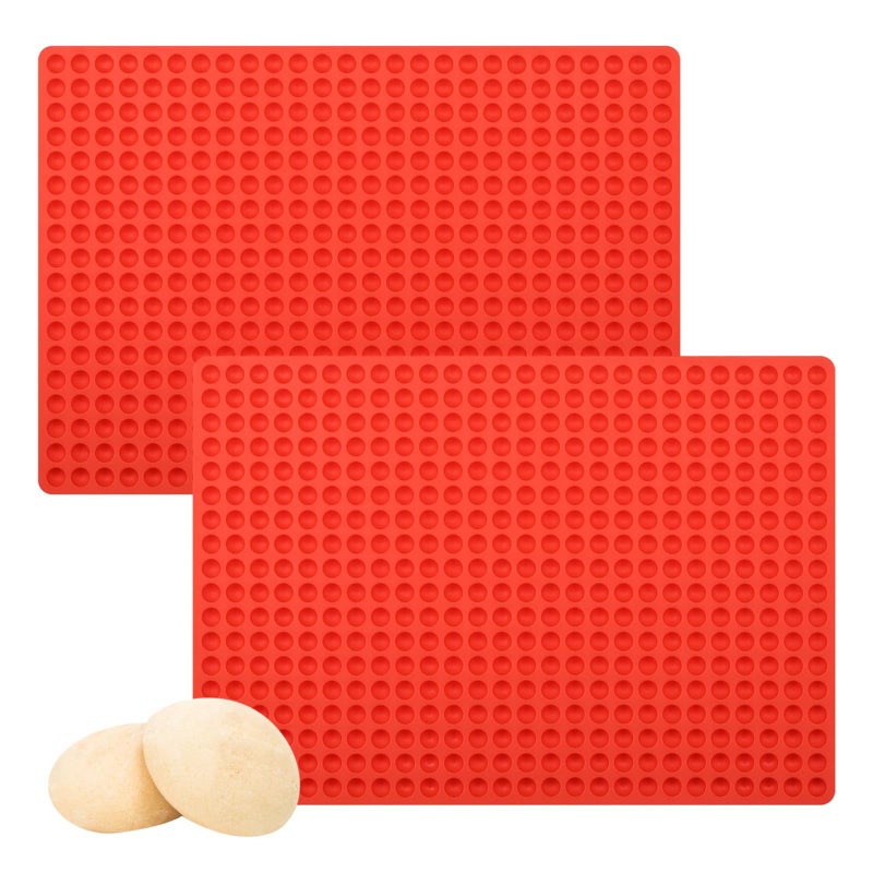 BTYMS 2 Pcs Mini Round Silicone Molds, 468 Cavity Semi Sphere Molds for Homemade Chocolate Chips, Candy, Baking, Wax Melts Beads, Ice Balls, Dog Training Treats - Image 1
