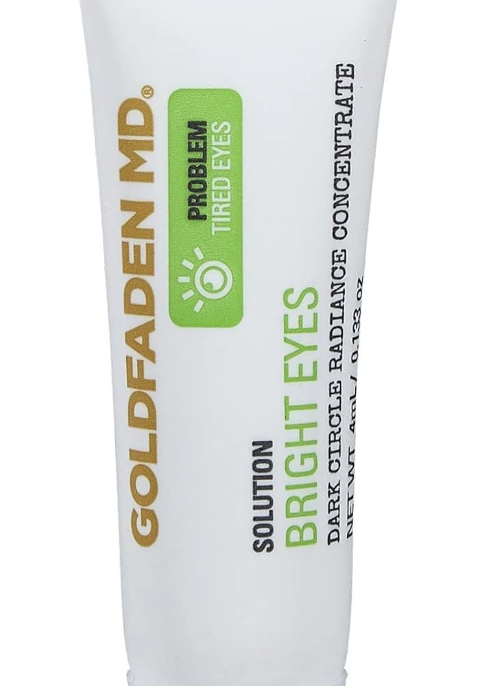 GOLDFADEN MD Bright Eyes Dark Circle Concentrate - Brightening Eye Cream with Soy Peptide, Rice Bran Extract & Arnica, 0.14 Fl Oz - Image 1