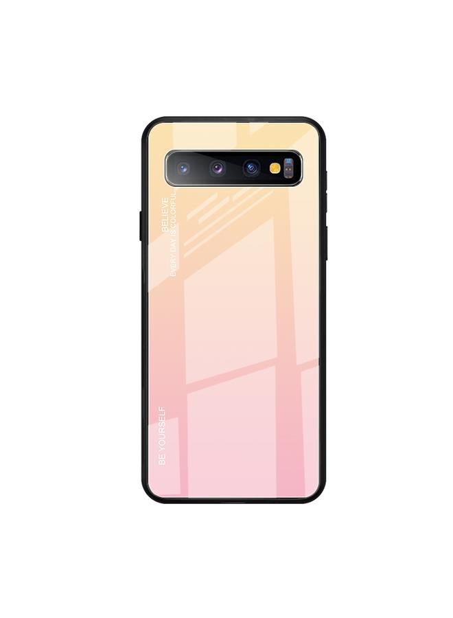 S-TOP Case For Galaxy S10 5G Gradient Color Glass Case - Image 5