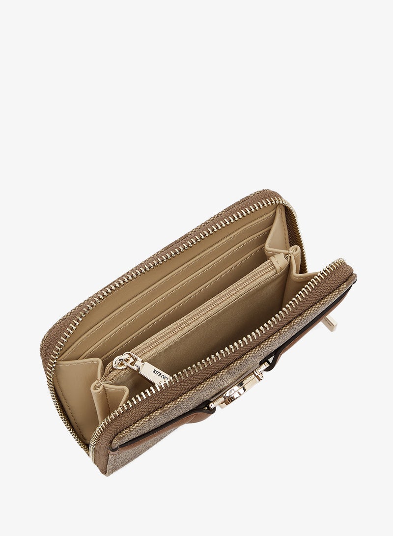 GUESS Dea Medium Zip Around Wallet - Image 4