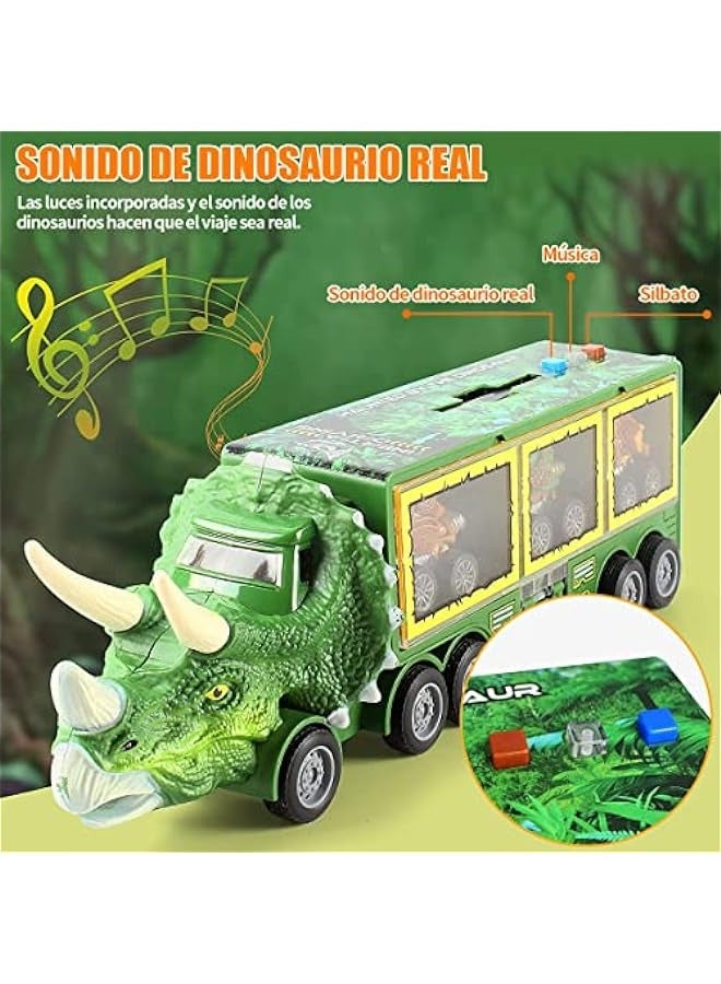 Truck Dinosaur Toys with Lights and Slides for 3+ Years Old  - Image 2