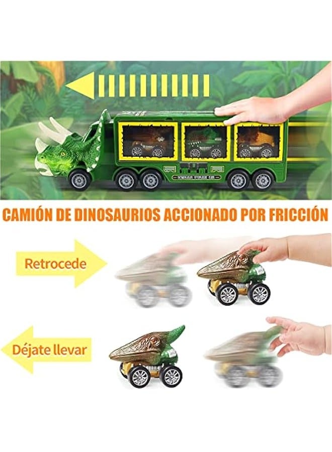 Truck Dinosaur Toys with Lights and Slides for 3+ Years Old  - Image 3