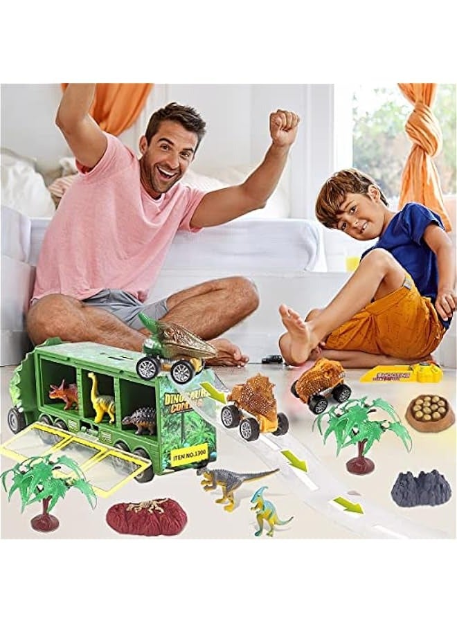 Truck Dinosaur Toys with Lights and Slides for 3+ Years Old  - Image 5