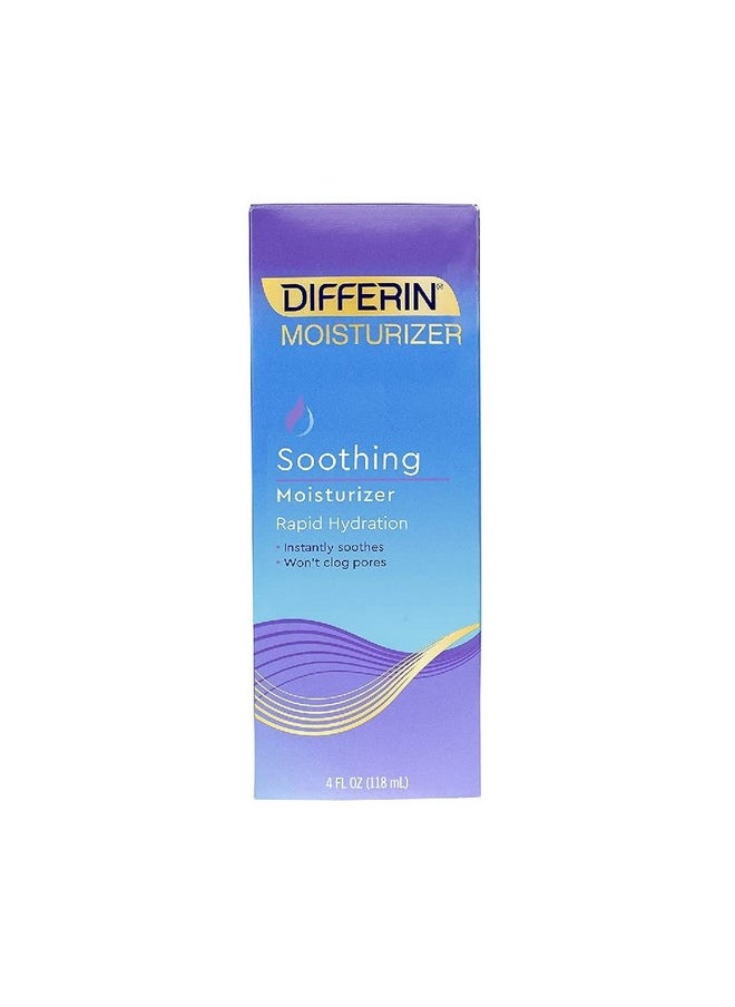 differin Differin Face Moisturizer by the makers of Differin Gel, Soothing Lotion for Face and Body, Gentle Skin Care for Acne Prone Sensitive Skin, 4 oz (Packaging May Vary)  - Image 1