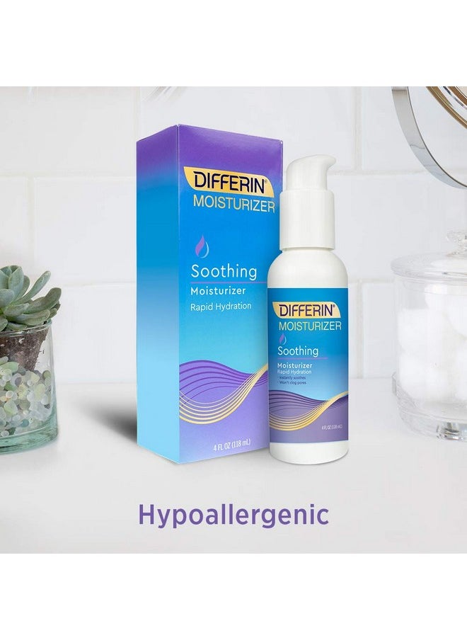 differin Differin Face Moisturizer by the makers of Differin Gel, Soothing Lotion for Face and Body, Gentle Skin Care for Acne Prone Sensitive Skin, 4 oz (Packaging May Vary)  - Image 2