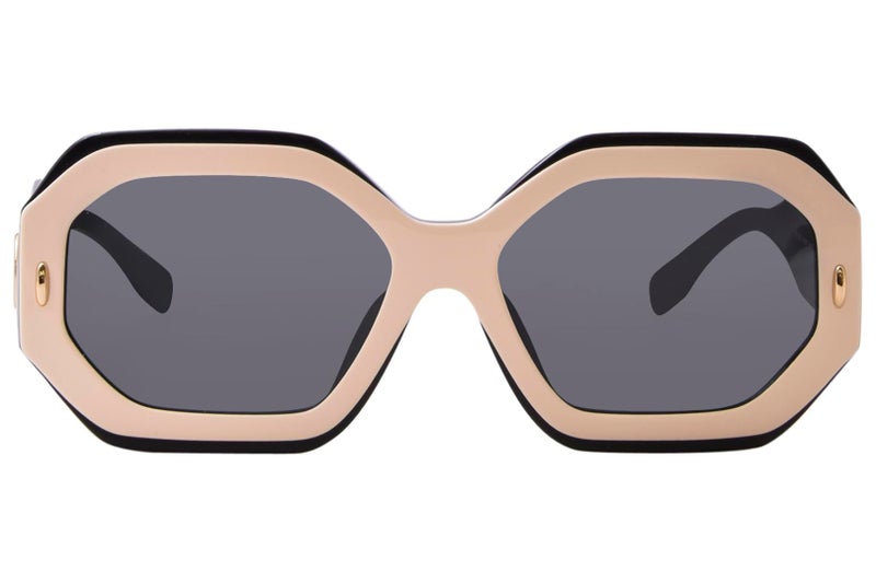 Tory Burch Sunglasses TY 7192 U 196187 Black/Ivory Dark Grey Solid, 55/16/140 - Image 2