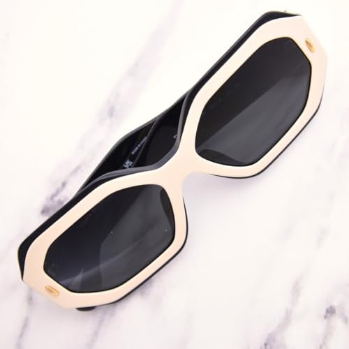 Tory Burch Sunglasses TY 7192 U 196187 Black/Ivory Dark Grey Solid, 55/16/140 - Image 5