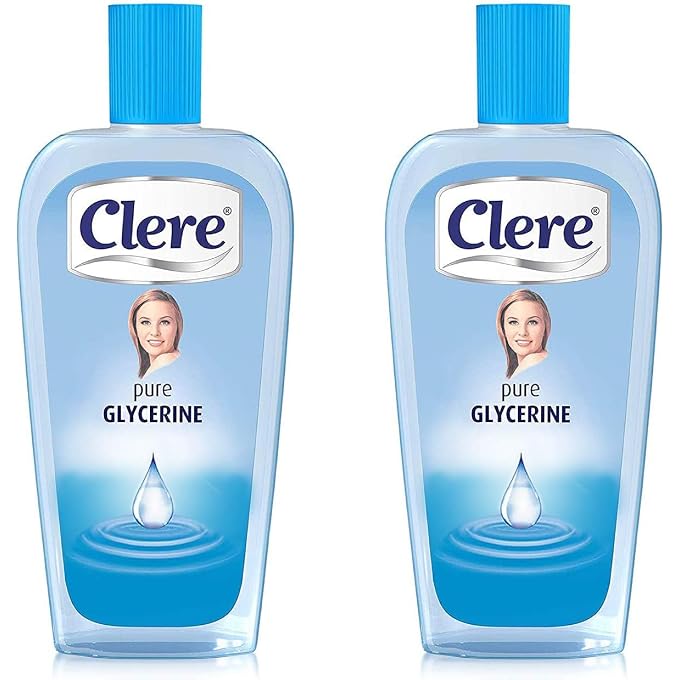Clere BP Pure Glycerine For Versatile Skin Care, Softening and Moisturizing 200 ml (Pack 2) - Image 1