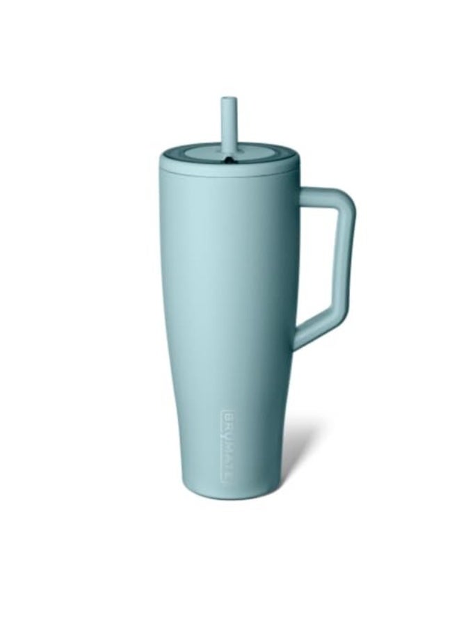 BruMate Era 40 oz Tumbler with Handle and Straw | 100% Leakproof Insulated Tumbler with Lid and Straw | Made of Stainless Steel | Cup Holder Friendly Base | 40oz (Mist)