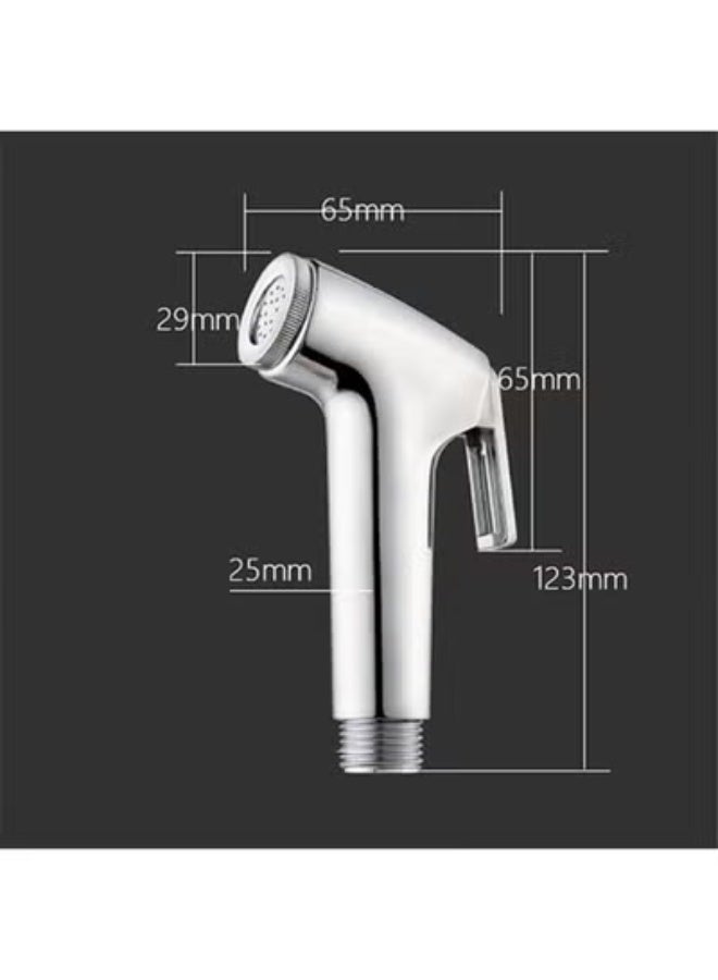 شرارة وتسوق طقم دش مرحاض محمول – رشاش مرحاض ABS مع خرطوم وحامل - Image 2