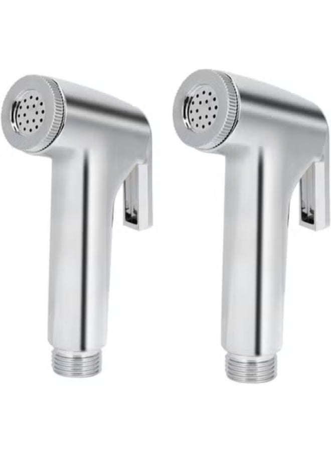 شرارة وتسوق طقم دش مرحاض محمول – رشاش مرحاض ABS مع خرطوم وحامل - Image 1