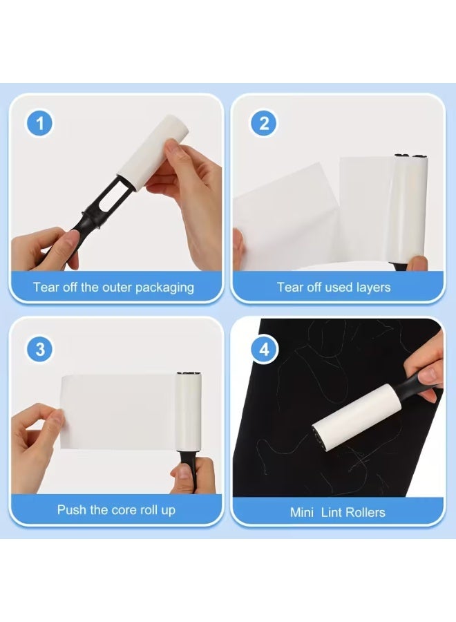 Premium Lint Roller with Handle and Refill Rolls – Heavy-Duty Pet Hair Remover for Clothes, Carpets, and Sofas – Ultra Sticky Lint Remover for Fur, Dust & Fabric Cleaning - Image 5