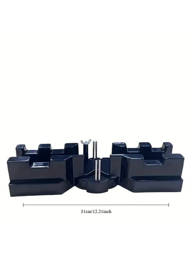 2 In 1 Miter Saw Protractor And Angle Template Precision Measuring Tool Black - Image 3