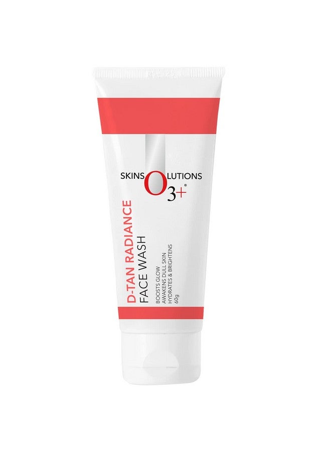 O3+ D-Tan Radiance Face Wash With Vitamin C Glowing Skin And Deep Cleanses And Unifies Skin Tone 60Gm | Detan Face Wash For Tan Removal  - Image 1