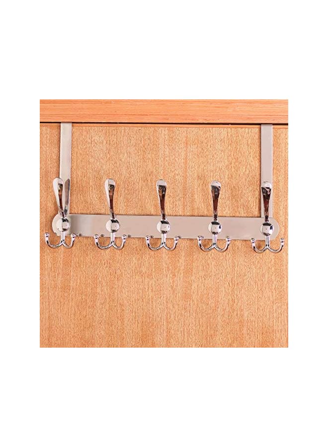 promass Door Hanger, Over Door Hooks Hanger, Door Hangers for Bedrooms, Stainless Steel Hooks Over Door Coat Hooks (Silver, 1PC) - Image 4