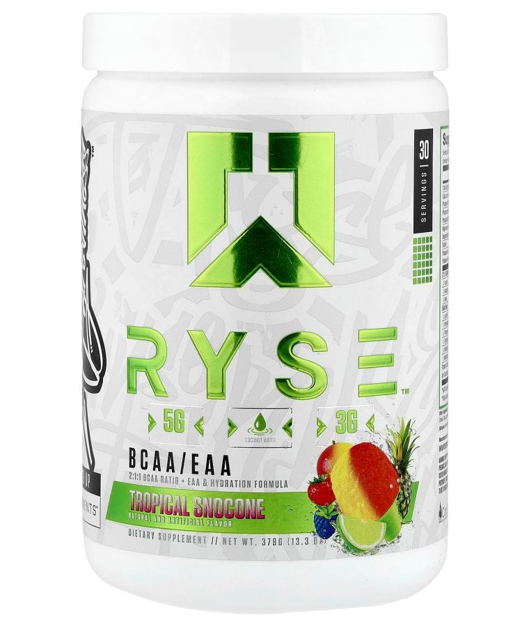 RYSE BCAA/EAA Tropical Snocone 13.3 oz (378 g)