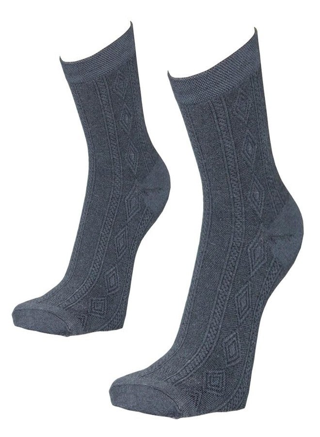 Yanwenx Men's Ankle Length Formal/Casual Socks (Multicolour; Free Size) - 5 Pairs - Image 4