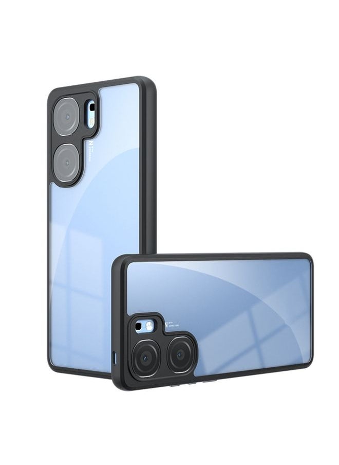 HuHa - Case Cover For vivo iQOO Neo9s Pro / Neo9 Armor Precise Hole PC Hybrid TPU Phone Case Transparent - Image 1