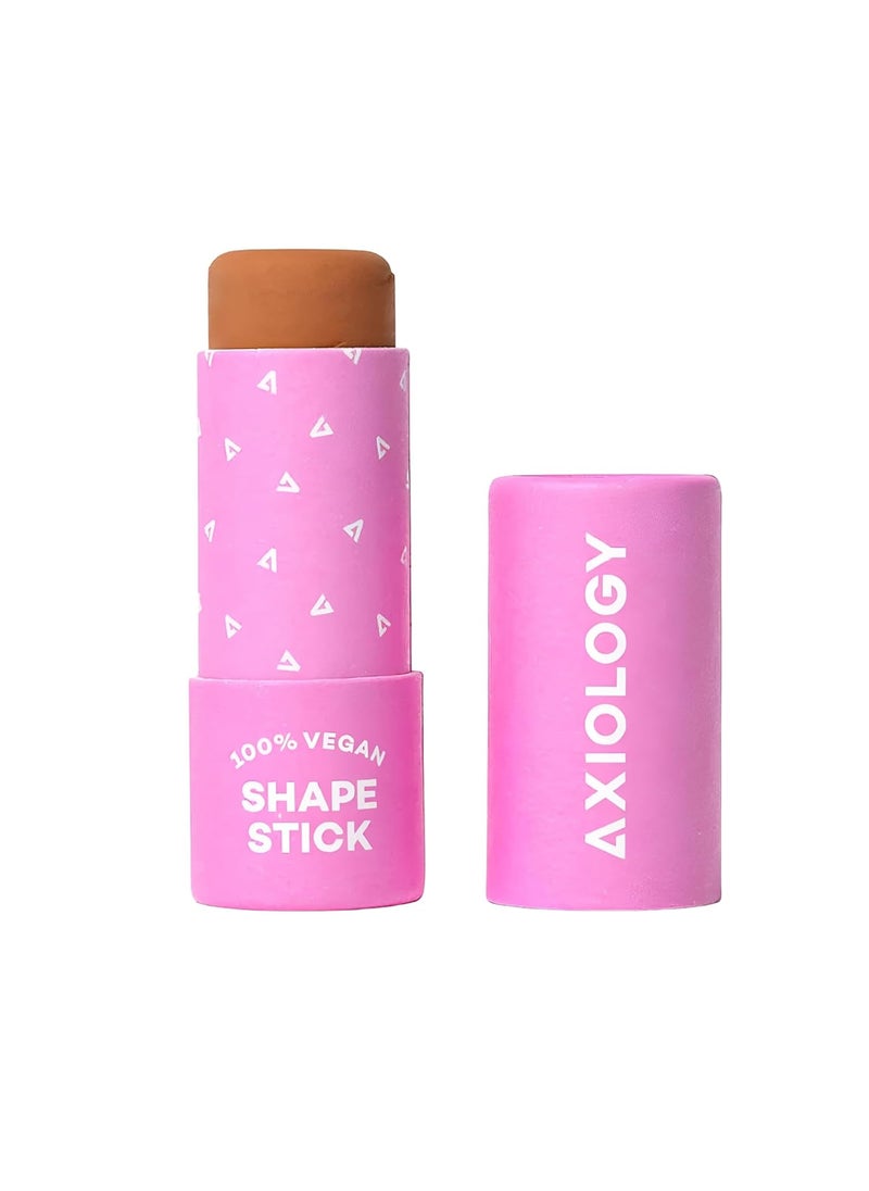 Axiology Axiology Shaping Stick for Definition Bronzing and Contour Foundation Shape Stick Cream Bronzer Pen Professional Face Shaping  Contouring Buildable Coverage Long Lasting Shade Cheeks Vegan Light 