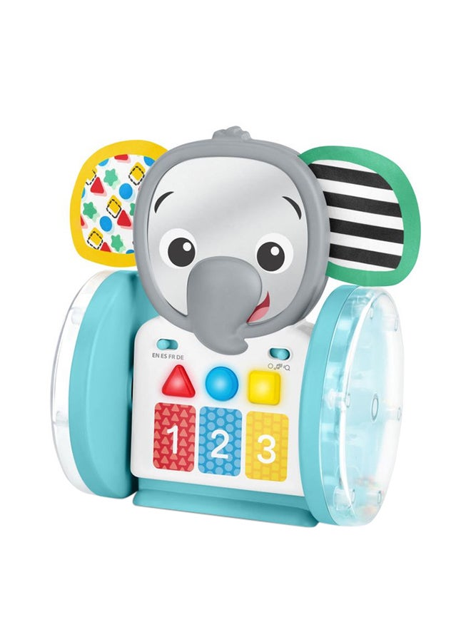 Baby Einstein بيبي أينشتاين - تشيس آند تاب إيرل لعبة زحف تفاعلية، 2 في 1 لعبة متدحرجة ومقعدية، لعبة تعليمية للأطفال من 6 أشهر فما فوق - Image 1