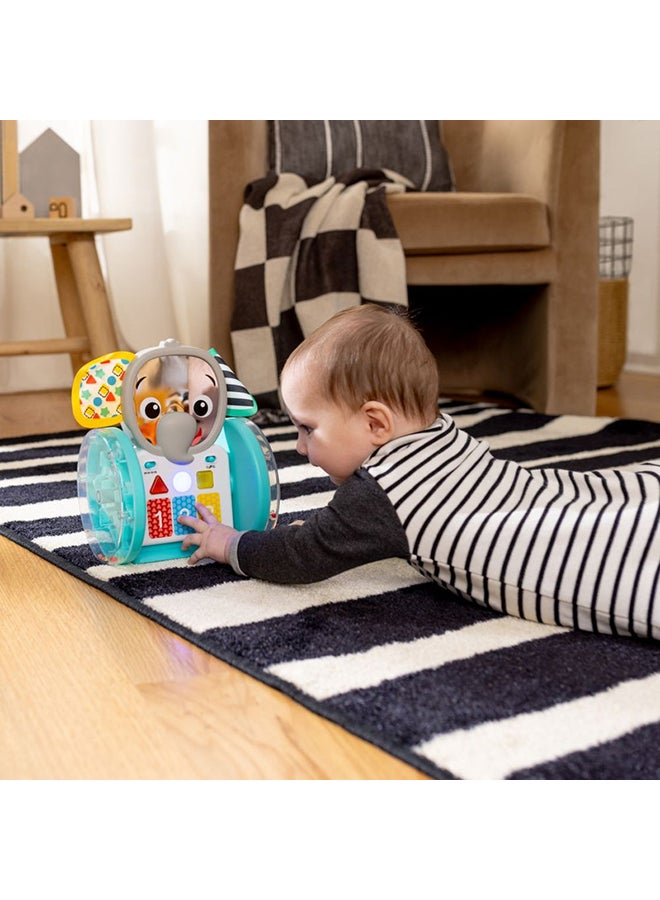 Baby Einstein بيبي أينشتاين - تشيس آند تاب إيرل لعبة زحف تفاعلية، 2 في 1 لعبة متدحرجة ومقعدية، لعبة تعليمية للأطفال من 6 أشهر فما فوق - Image 3