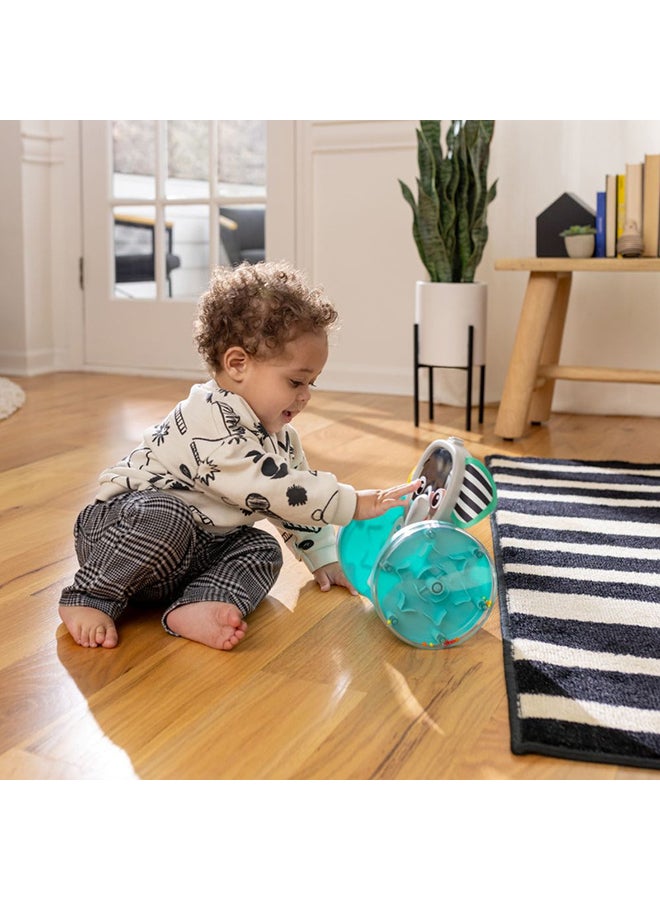 Baby Einstein بيبي أينشتاين - تشيس آند تاب إيرل لعبة زحف تفاعلية، 2 في 1 لعبة متدحرجة ومقعدية، لعبة تعليمية للأطفال من 6 أشهر فما فوق - Image 4