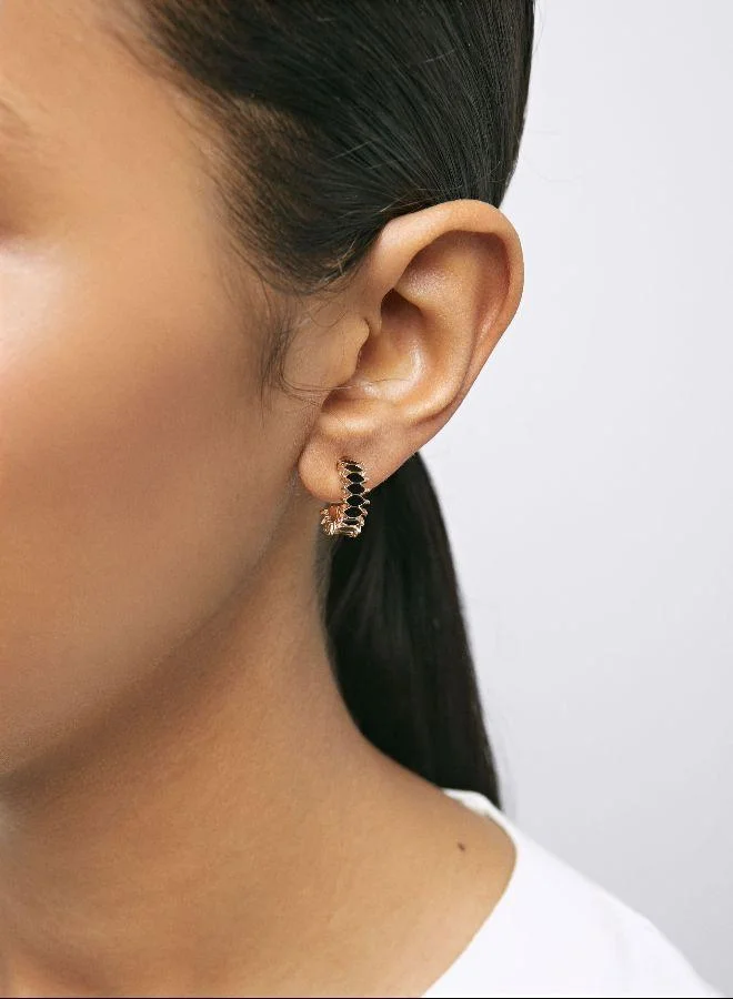 بارفوا أقراط دائرية صغيرة غير منتظمة