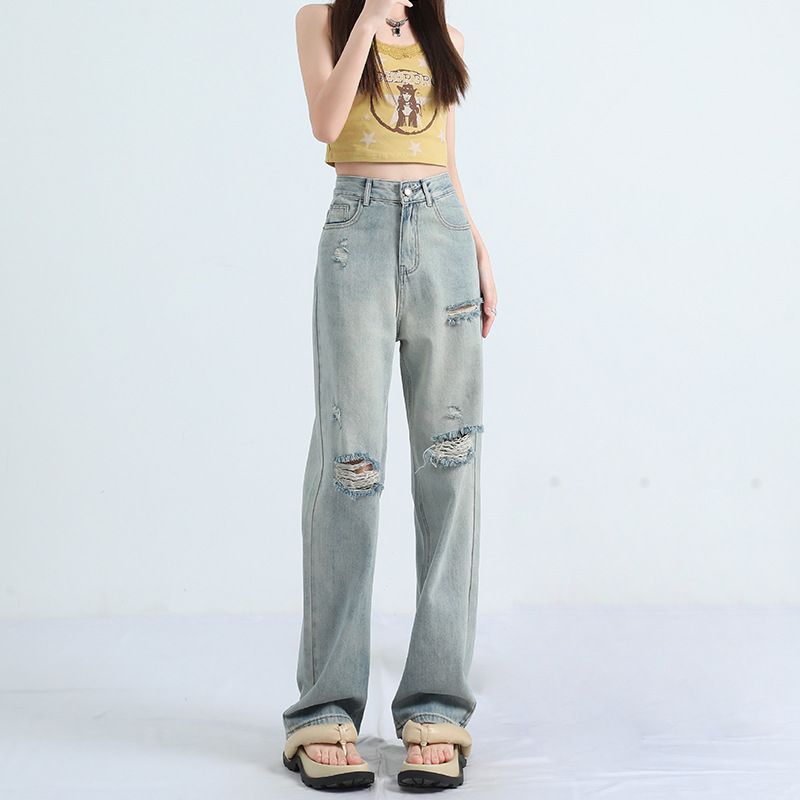 Vintage Classic European-American Design Daily Commute Jeans  Size_S - Image 1