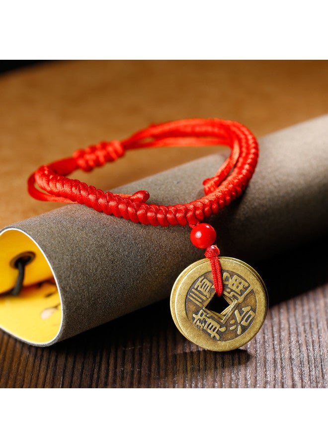 Premium Value】red Thread Anklet For Men And Women, Handcrafted Braided Design, Comes In A Gift Box - Image 2