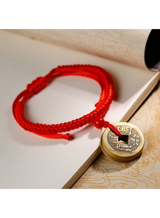 Premium Value】red Thread Anklet For Men And Women, Handcrafted Braided Design, Comes In A Gift Box - Image 3