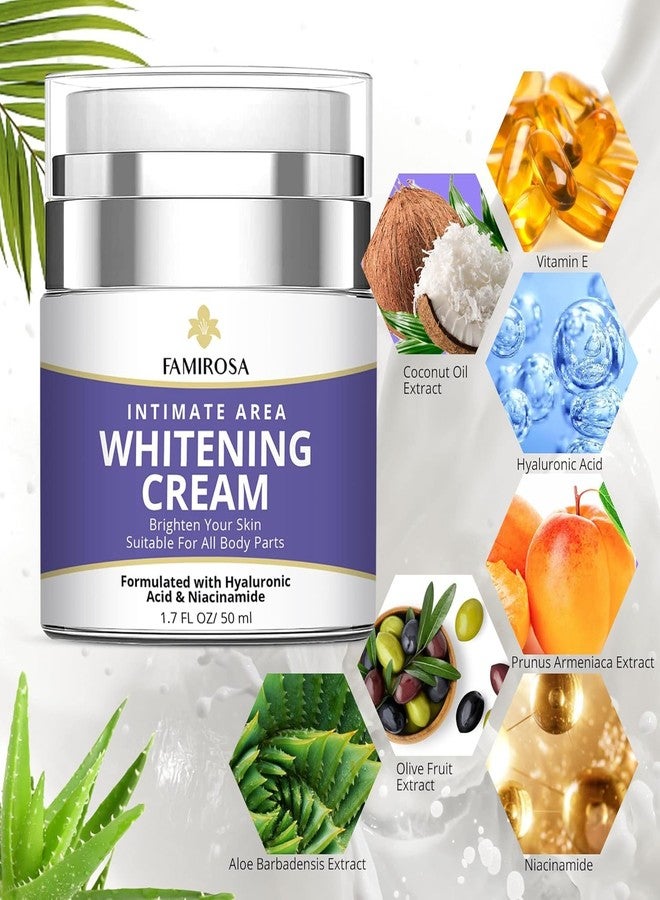 Famirosa Intimate Area Dark Spot Corrector Cream (2 Pack) for Underarms & Delicate Areas – Moisturizing and Smoothing Cream for Bikini Line, Inner Thighs, Knees & Elbows – Gentle Daily Care Formula - Image 4