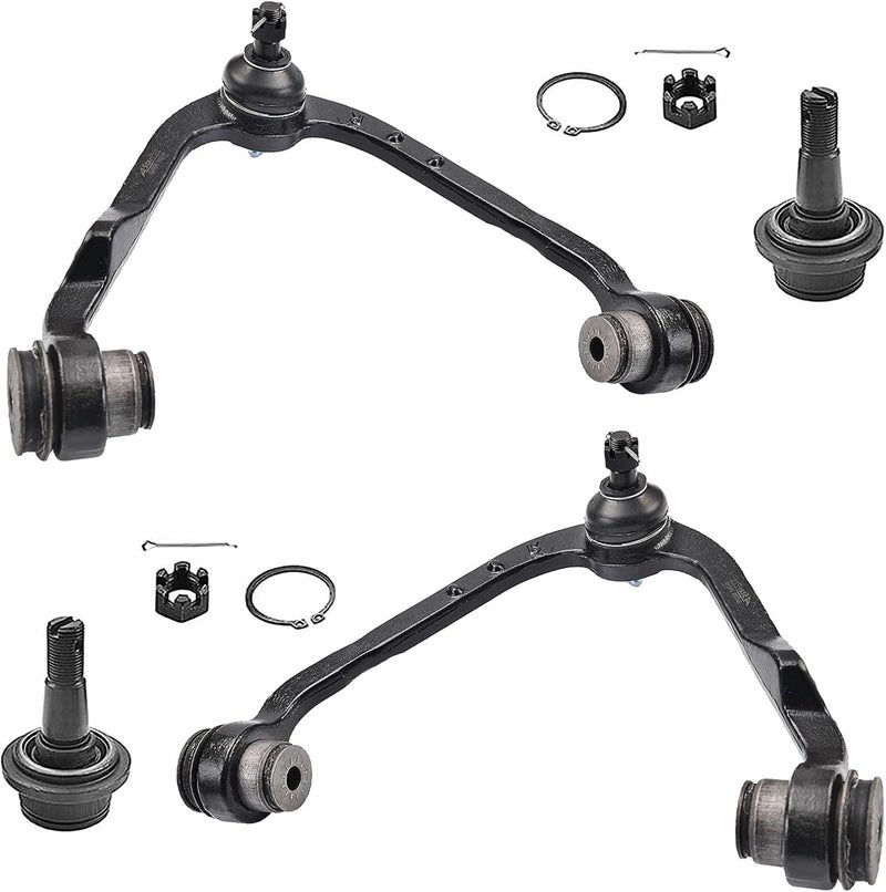 ASTARPRO 4PCS Front Upper Control Arms and Lower Ball Joints Assembly for Ford F-150, F-250, Expedition, Lincoln Navigator (2WD Only) - Image 1