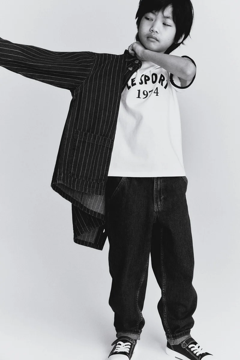 H&M Loose-fit tapered jeans