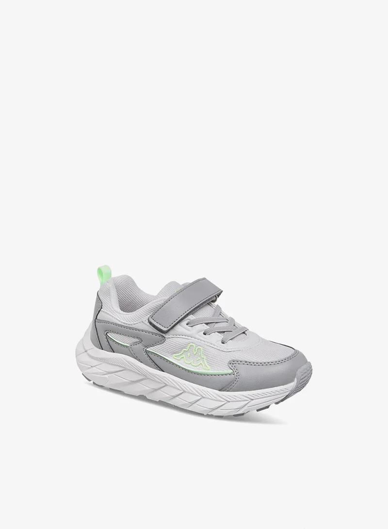 Kappa Boys' Logo Detail Sports Shoes with Hook and Loop Closure