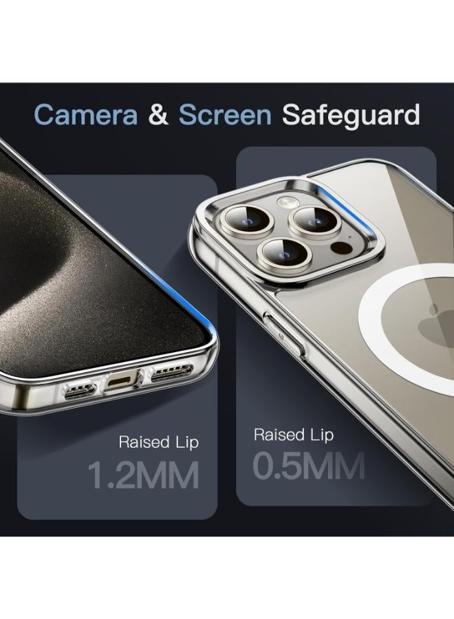 حافظة آيفون 15 برو - ماج سيف مغناطيسي MagSafe حماية من الدرجة العسكرية مقاومة للصدمات, غطاء مضاد للخدش - Image 5