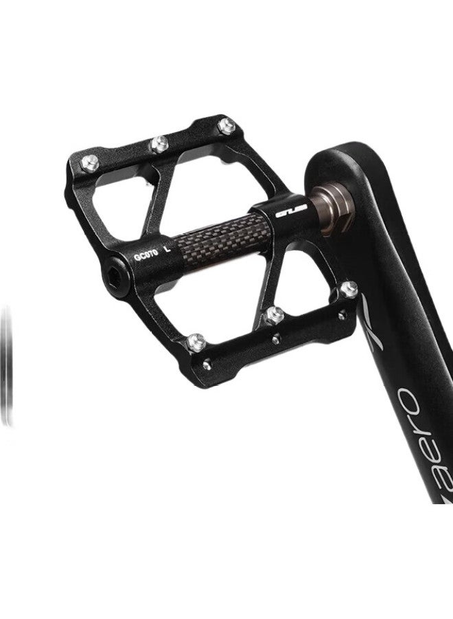GUB Pedals, Sanpei Lin Bicycle Road Mountain Bike, Aluminum Alloy Pedals, Carbon Fiber Bearings, Non-Slip, Gc070 - Image 2