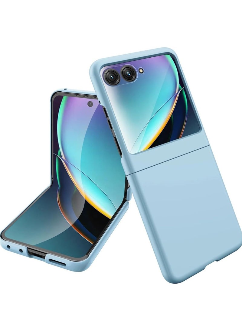 عام حافظة متوافقة مع Motorola Razr 50 Ultra مع واقي شاشة، غلاف هاتف قابل للطي رفيع للغاية ومضاد لبصمات الأصابع، ومناسب لموتورولا Razr 50 Ultra.