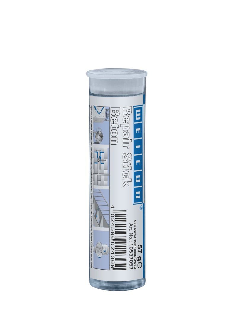 Weicon Repair Stick Concrete 57 g 2-component Special Adhesive Epoxy Resin For quick repairs on concrete, stone and ceramic surfaces  - Image 1