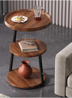 DubaiGallery Multi-Layer Sofa Coffee Tables Luxury Italian Light Simple Bedside Tables Modern Home Furniture Living Room Small Round Table  - Image 1