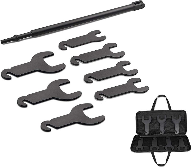 Mekar Pneumatic Fan Clutch Wrench Set Clutch Removal Tool Kit Compatible with Jeep, Ford, GM,Chrysler - Image 5