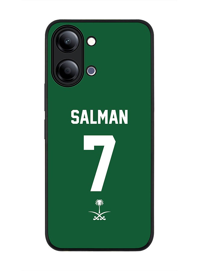 Stylizedd For vivo Y21 / Y11 Case,Slim fit Camera Protection, Shockproof Thin Phone cover  - Football - Saudi Arabia - Salman - Image 1