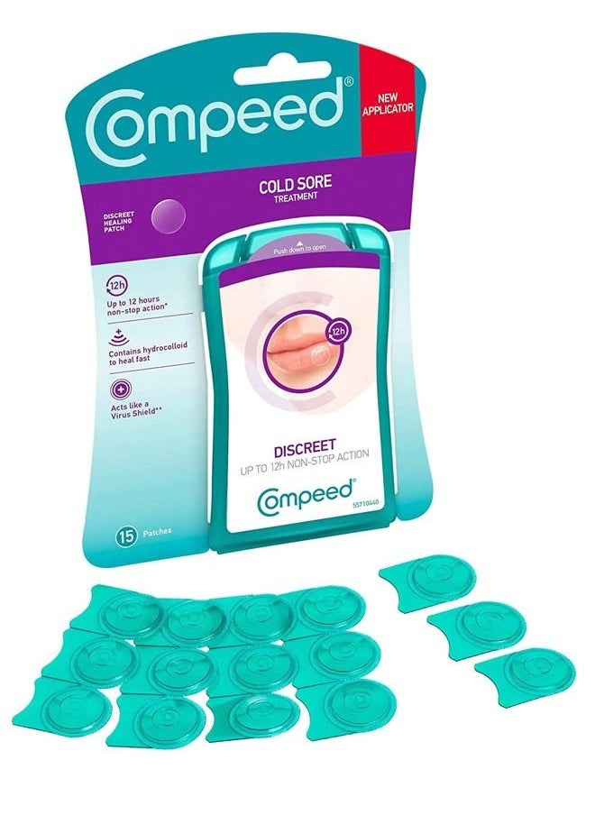 Compeed 15-Piece Cold Sore Discreet Healing Patch  - Image 3