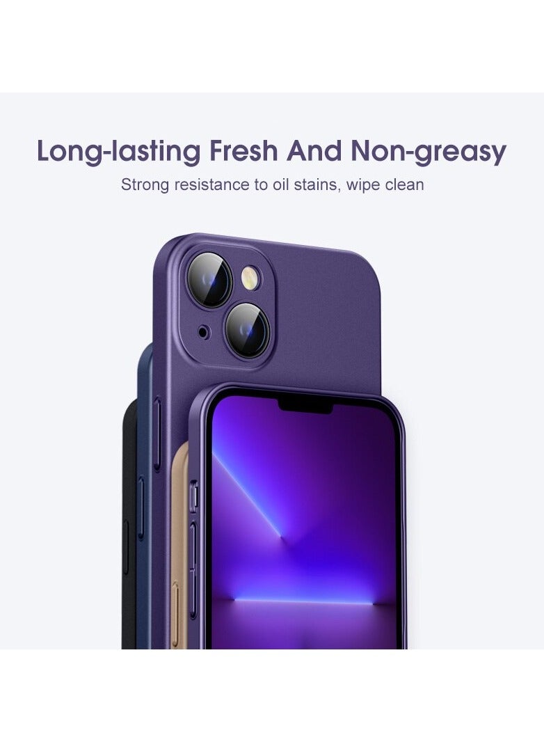 HEXABEX حافظة رفيعة للغاية لهاتف آيفون 14، حافظة شحن لاسلكية ماجسيف مغناطيسية رفيعة للغاية لهاتف أبل آيفون 14 6.1 أرجواني - Image 4