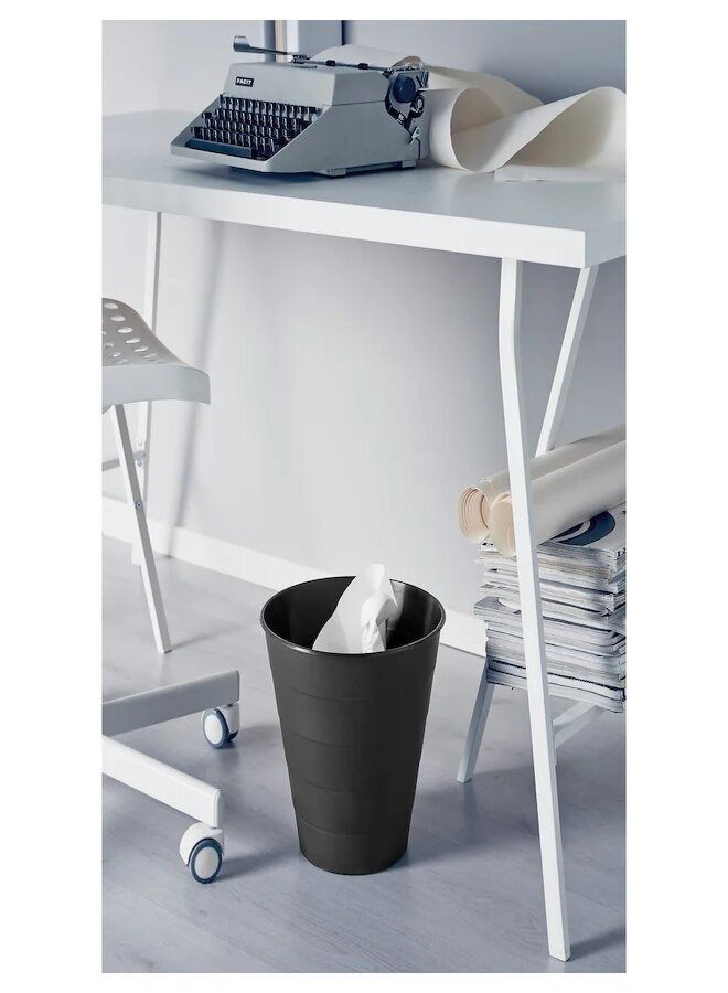 Trash can for office or rooms black 10 liters  - Image 1