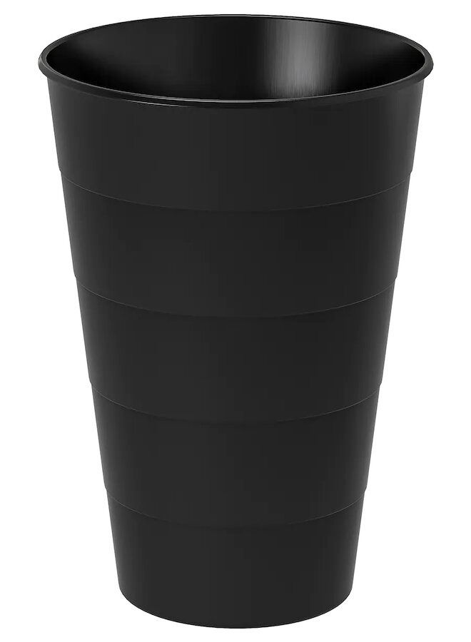 Trash can for office or rooms black 10 liters  - Image 3