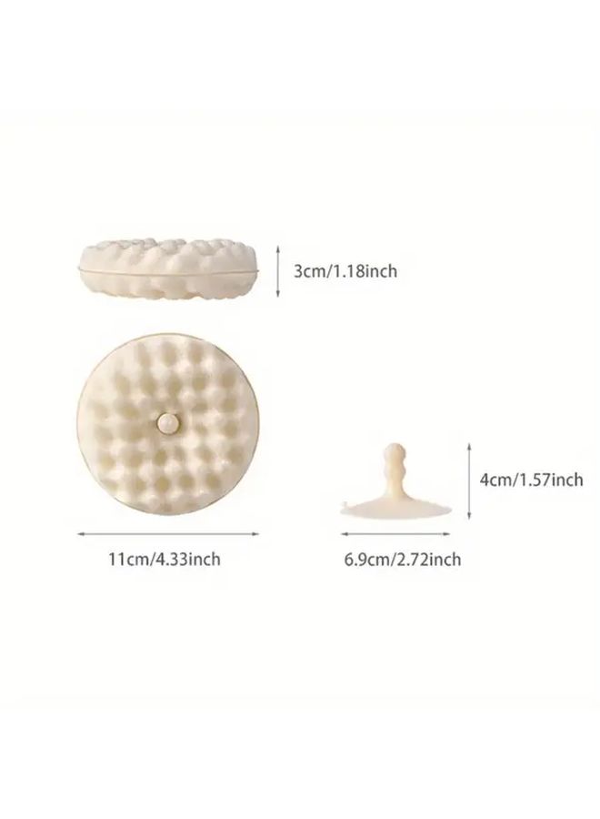 Double Sided Dishwashing Sponge With Microfiber Cloth Scouring Pad White - Image 3