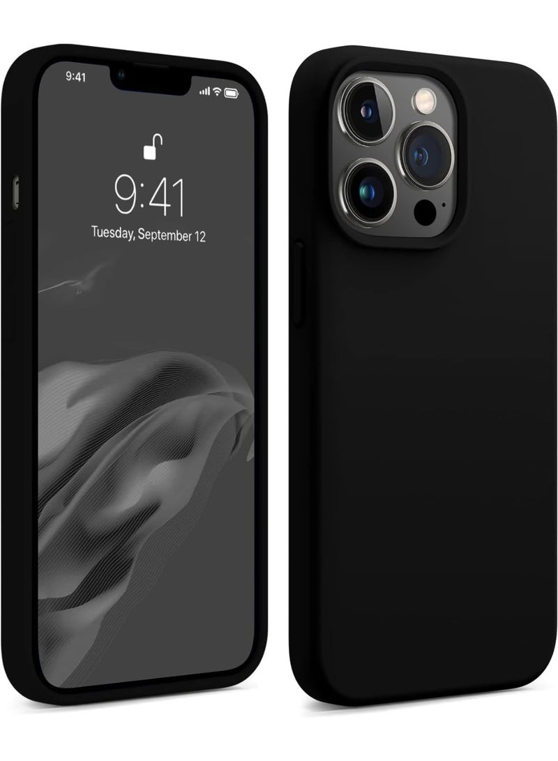 iPhone 13 Pro Max Case Cover Silky-Soft Touch Full-Body Protective Case with Microfiber Lining Cover For iPhone 13 Pro Max 6.7-inch - Image 1