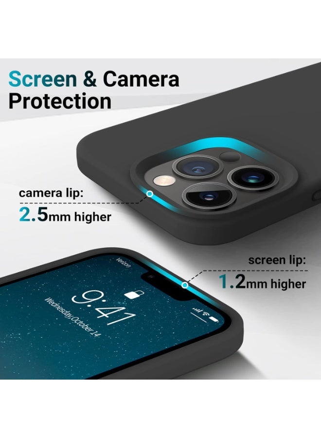 iPhone 13 Pro Max Case Cover Silky-Soft Touch Full-Body Protective Case with Microfiber Lining Cover For iPhone 13 Pro Max 6.7-inch - Image 3