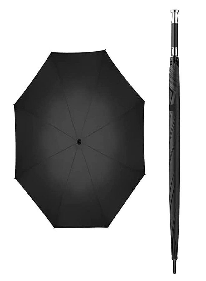 JAMBUVANTI® Auto Open/Close Button Umbrellas for Rain Windproof| Large Rain Protection umbrella withNonSlip Handle for Men,Women,and Kids|Double Layer Cloth Stylish Long Stick umbrella Cover (Luxury Long) - Image 1